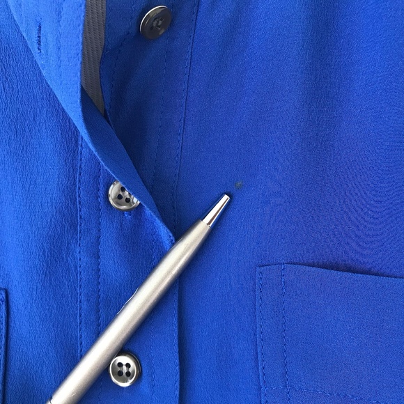 J Crew 100% Silk Blouse Shirt - Picture 3 of 8